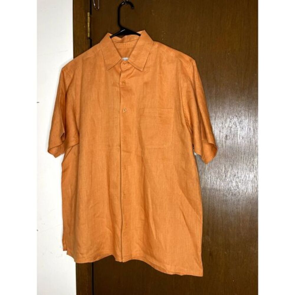 Linea Uomo Vintage Linen Orange Men's Large